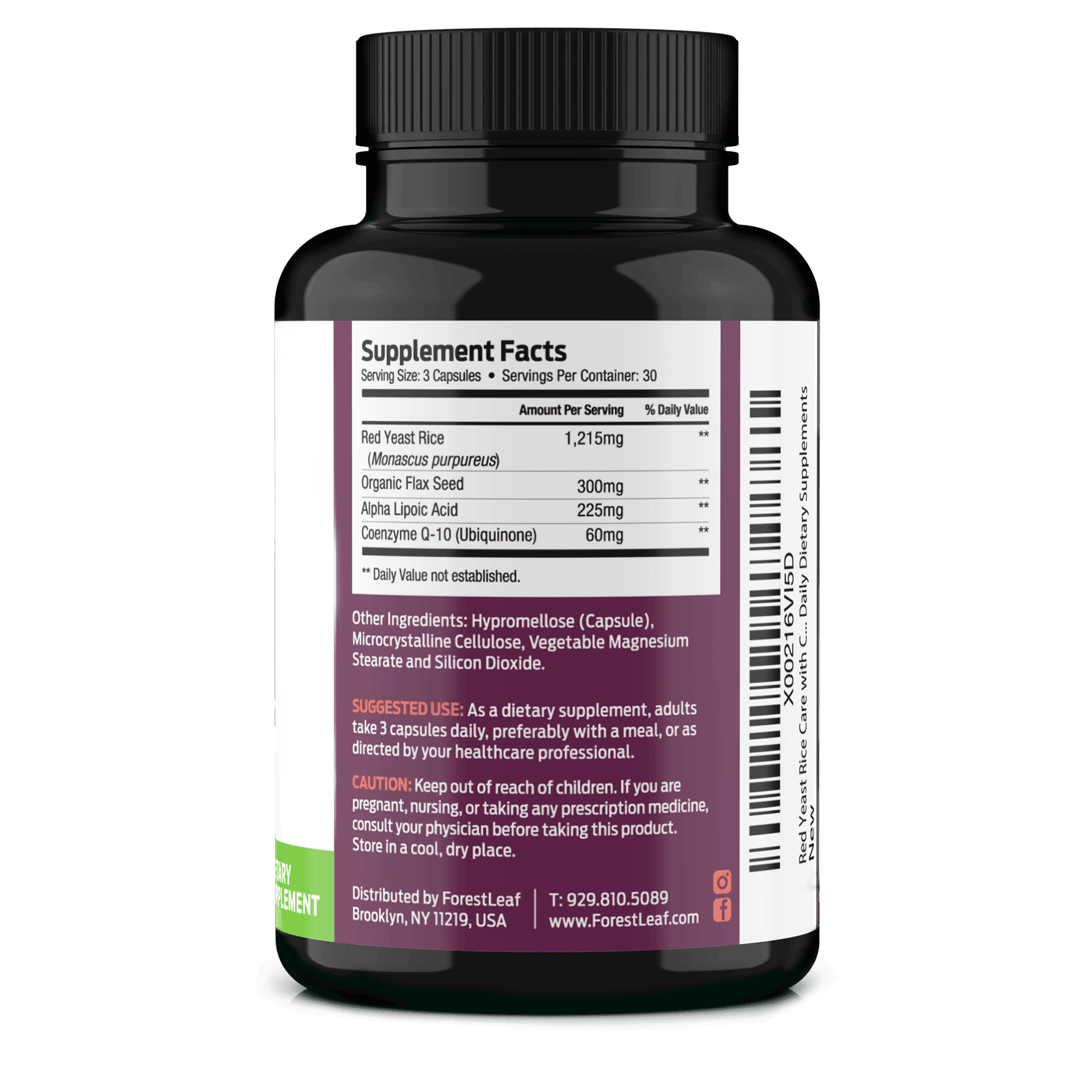 red yeast rice supplement