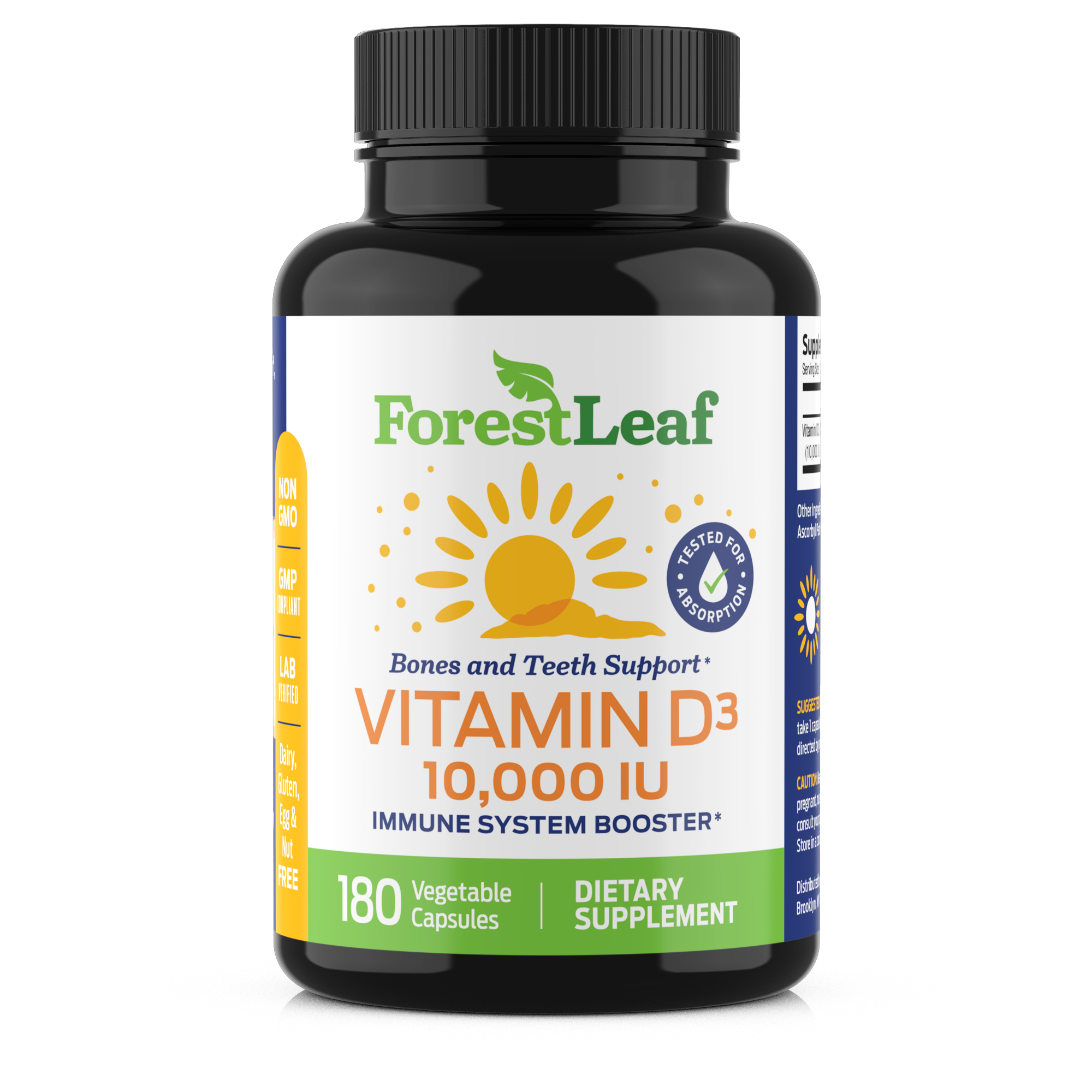 Vitamin D3 10,000 iu - 180